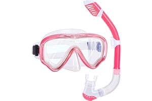 SwimStars Snorkel Set for Adults and Kids, Snorkeling Gear Anti-Fog Swim Mask Dry Top Snorkel Kit with Carry Bag, Snorkeling Scuba Diving Swimming Travel