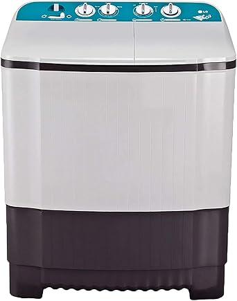 LG 6 Kg Semi-Automatic Top Loading Washing Machine (P6001RG, Dark Grey, Roller Jet Pulsator)