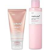 medicube Milky Glazed Donut Skin Duo: Collagen Glazed Milky Glow Wrapping Mask and PDRN Pink Niacinamide Milky Toner | Moisture-Boosting Toner and Mask for Radiant Glass Glow Skin