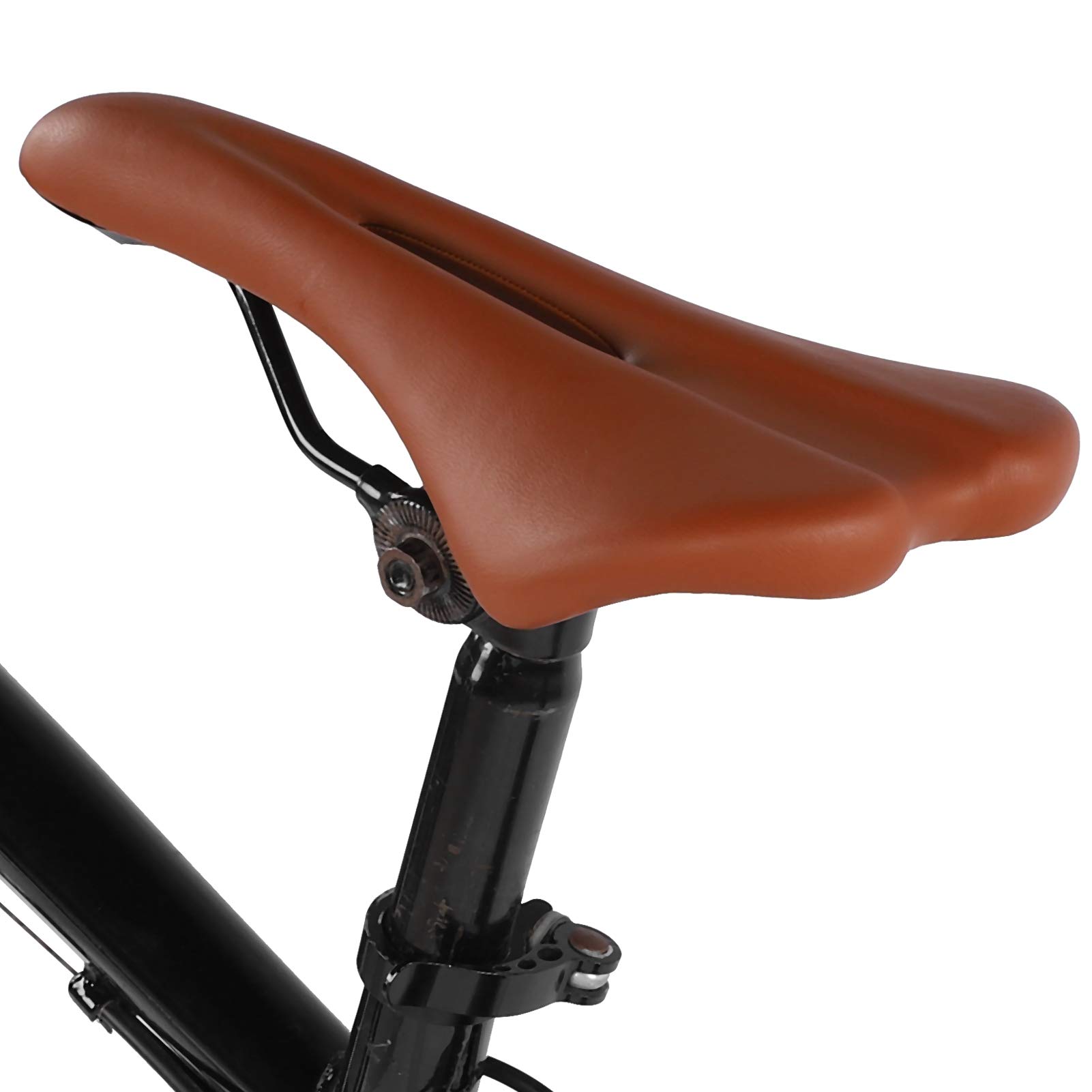 Bike Seat Cover, Comfortable Bike Seat Cushion Leather Bicycle Seat Cushion Narrow Bike Seat Cushion Universal Bicycle Saddle Cycling Accessory for Road Mountain Bike