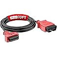 Autel OBD 2 Extension Cable, Ultra-Long 10ft 3M, 16 Pin OBD II OBD2 Car Male to Female Extension Cord, OBD2 Diagnostic Extender Adapter, for All OBDII Vehicles