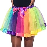 TWINKLEDE Mardi Gras Skirt Carnival Costume Tutu Skirts Outfit for Women