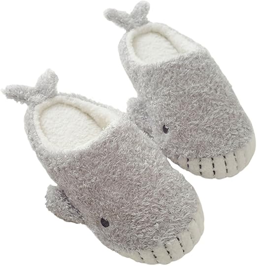 whale slippers