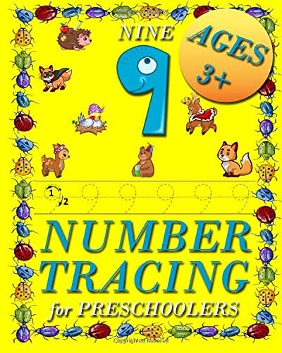 Number Tracing Book for Preschoolers: Number Writing Practice Book. 74 Pages (8.0 X 10"). Number Tracing Books for Kids Ages 3-5, Kindergarten and Toddlers.: Volume 1 Paperback – Large Print, 12 Jul 2018