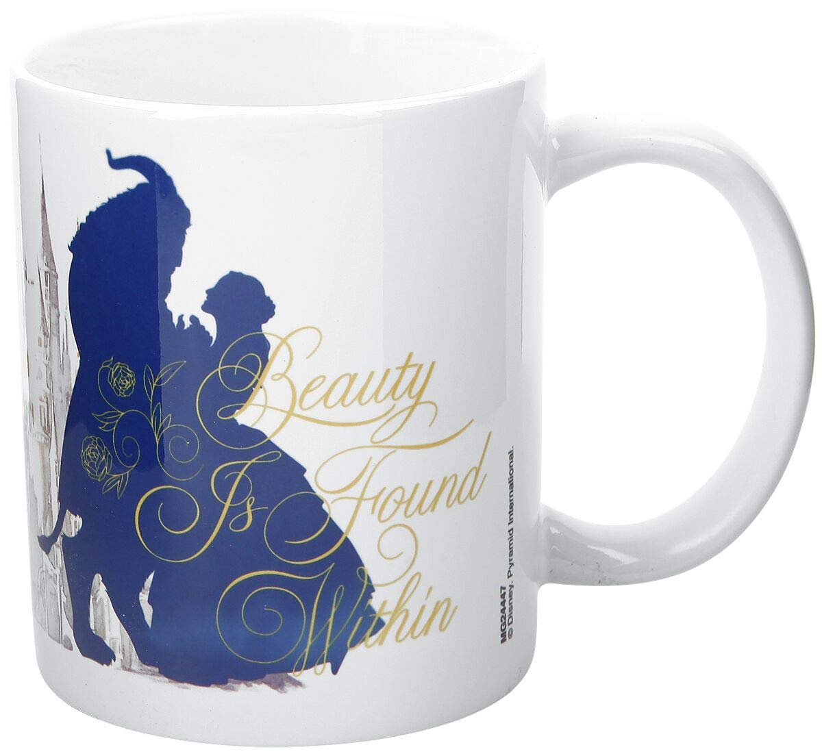 Pyramid International MG24447 "Beauty and the Beast Movie (Beauty Within)" Official Boxed Ceramic Coffee/Tea Mug, Multi-Colour, 11 oz/315 ml