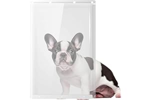 MIAOTONG Dog Door Replacement Flaps 10 1/2"x15", Extra Large Doggie Door Replacement Flaps- Transparent Mode,Pet Door Replacement Flap Flexible and Durable