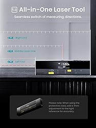 MiLESEEY DP20 Pro Dual Laser Measuring Tool, 390Ft