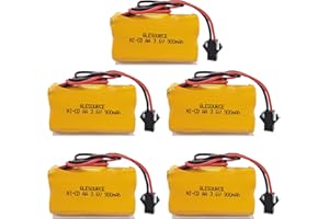 GLESOURCE ELB-B001 3.6V 900mAh Emergency/Exit Light Battery Compatible for Lithonia ELB B001 ELBB001 Lithonia EU2 LED Interstate ANIC1566 Unitech 0253799 (5 Pack)