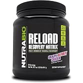 NutraBio Reload - Powerful Muscular Recovery Formula - Post-Workout Supplement - 3G Creatine - 8G BCAAs - 5G Glutamine - 30 Servings, Grape Berry Crush