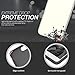 DesignSkin iPhone 8+ Sliding Card Holder Case, Extreme Heavy Duty Triple Layer Bumper Protection Wallet Cover with Storage Slot Slider for Apple iPhone 8 Plus / 7 Plus - White Pearl