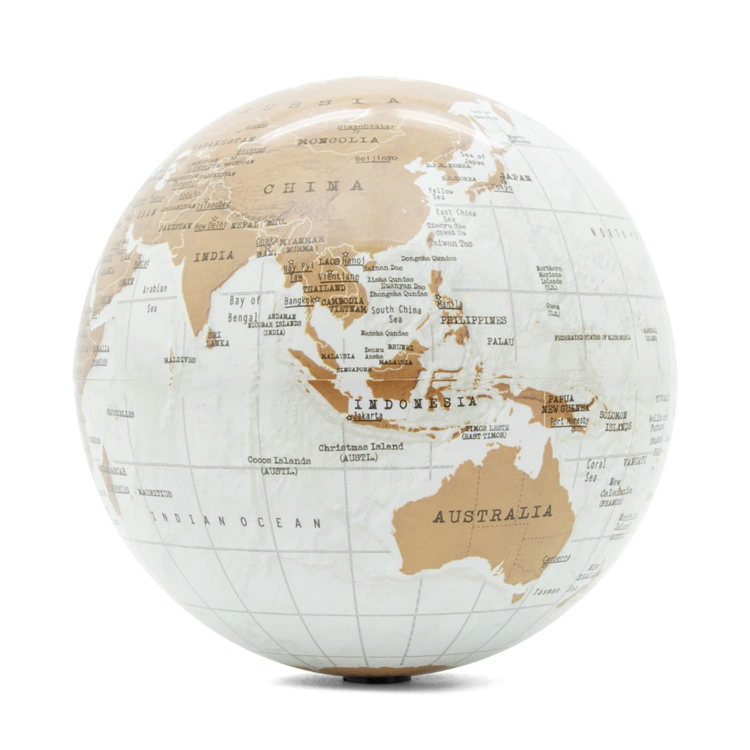 Revolving Globe - Self Rotating Map Of The World - Spinning Earth Globe - Cool Office Desk Accessories