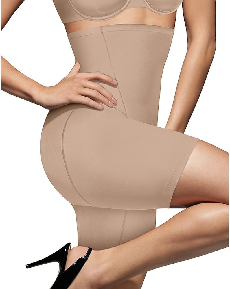Bali Ultra Control Women`s Cool Comfort Hi-Waist Thigh Slimmer at  Women’s Clothing store