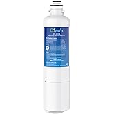 EcoAqua 11032531 Replacement for Bosch® Ultra Clarity® Pro BORPLFTR50, 12033030, 11025825, BORPLFTR55, B36CD50SNS, B36CT80SNS, B36CL80ENS, B36FD50SNS, WFC100MF, Refrigerator Water Filter, 1 Filter