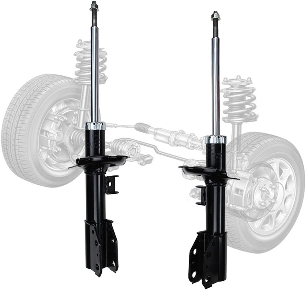 Yumy 2 pcs Front Right+Left Suspension Gas Strut Shock Absorber for 05-06 Equinox & 06 Pontiac Torrent(Not Include Spring)