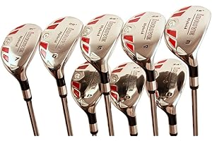 Senior Men’s Golf All iDrive Hybrids Complete Full Set, which Includes: #3, 4, 5, 6, 7, 8, 9, PW Senior Flex Total of 8 Right Handed New Utility “A” Flex Clubs