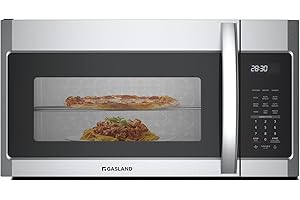 GASLAND 30 Inch Over the Range Microwave Oven, 1.9 Cu.ft. Above Stove Microwave, 11 Power Levels, One Touch Cooking, 400 CFM,