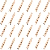 24 Pack Round Wooden Clothespins for Crafts and Laundry - 4.3inch Long, Old Fashioned Traditional Heritage Dolly Clothes Pegs