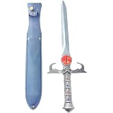 16'' Mingshao The Sword of Omens The Deluxe Thunder on Cats The Lion Replica Blade with Plastic Scabbard Silver