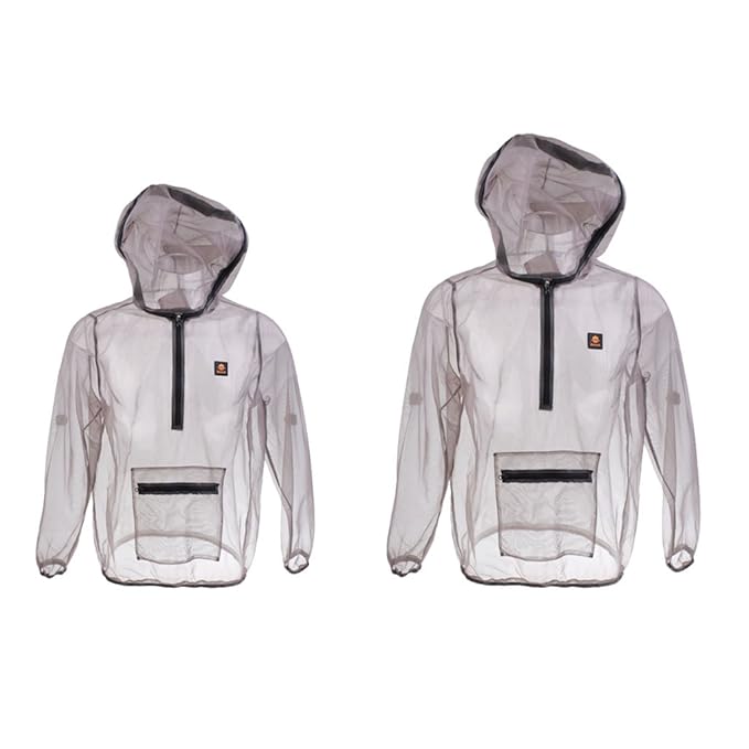 Gazechimp 2 Stk. Moskito Schutz Jacke Bienenschutz Outdoor-Aktivitäten Jacke (L+XL)