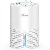 MOOKA Small Dehumidifier, 2200 Cubic Feet (220 Sq ft), 34oz (1000ml) Capacity Mini Dehumidifier for Bedroom, Kitchen, Closet,