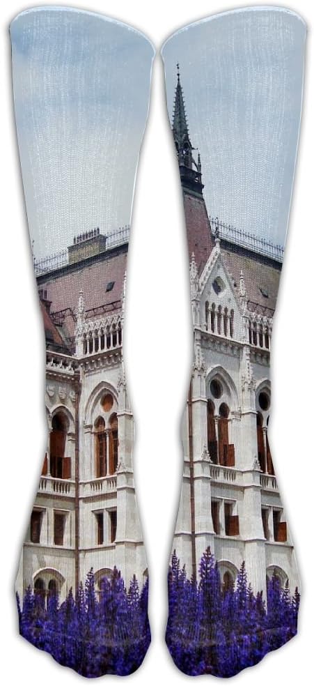 Hungarian Parliament Building Gothic Architecture Athletic Tube Stockings Women Men Classics Knee High Socks Sport Long Sock One Size