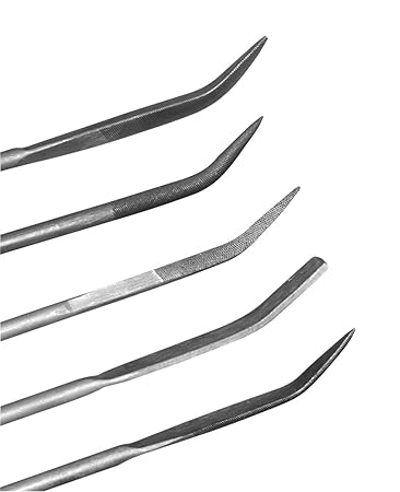 RAYHER 2723600 Feilen-Set 5 teilig, 18 cm, 5 Sorten