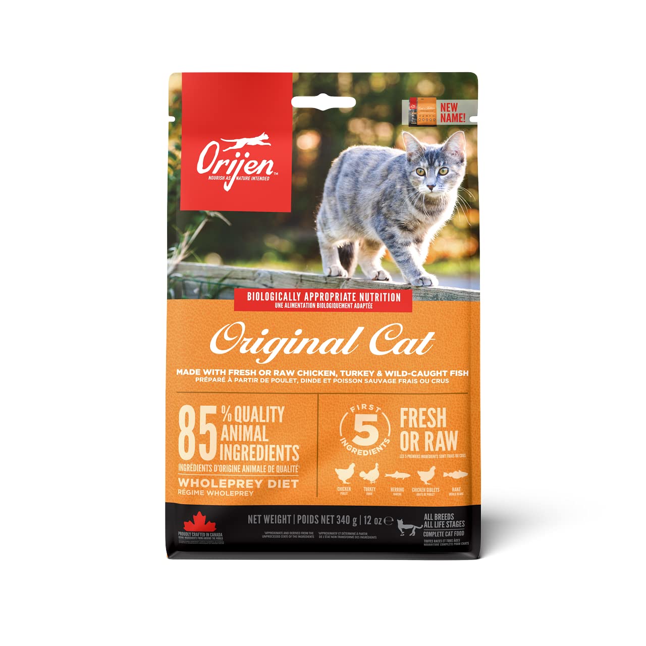 Orijen Cat and Kitten Food, 340 g