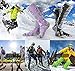 WEIERYA Ski Socks, Warm Knee High Performance Skiing Socks, Snowboard Socks Gray Small