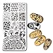 BORN PRETTY Nail Art Stamping Templates Halloween Pumpkin Fairy Skull Ghost 6Pcs Stamp Plates with Stamper Kit