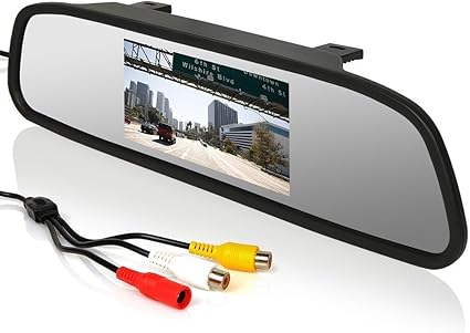 Amazon Origin ルームミラーモニター 4 3インチ ミラーモニター 12v 24v 2系統映像入力 バックカメラ 連動org 403c ミラーモニター 車 バイク