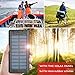Solar Charger Portable Charger Power Bank 24000mah Huge Capacity 3 USB Output Ports Backup Battery Packs Compatible with Tablet HTC Android and Other Smart Devices