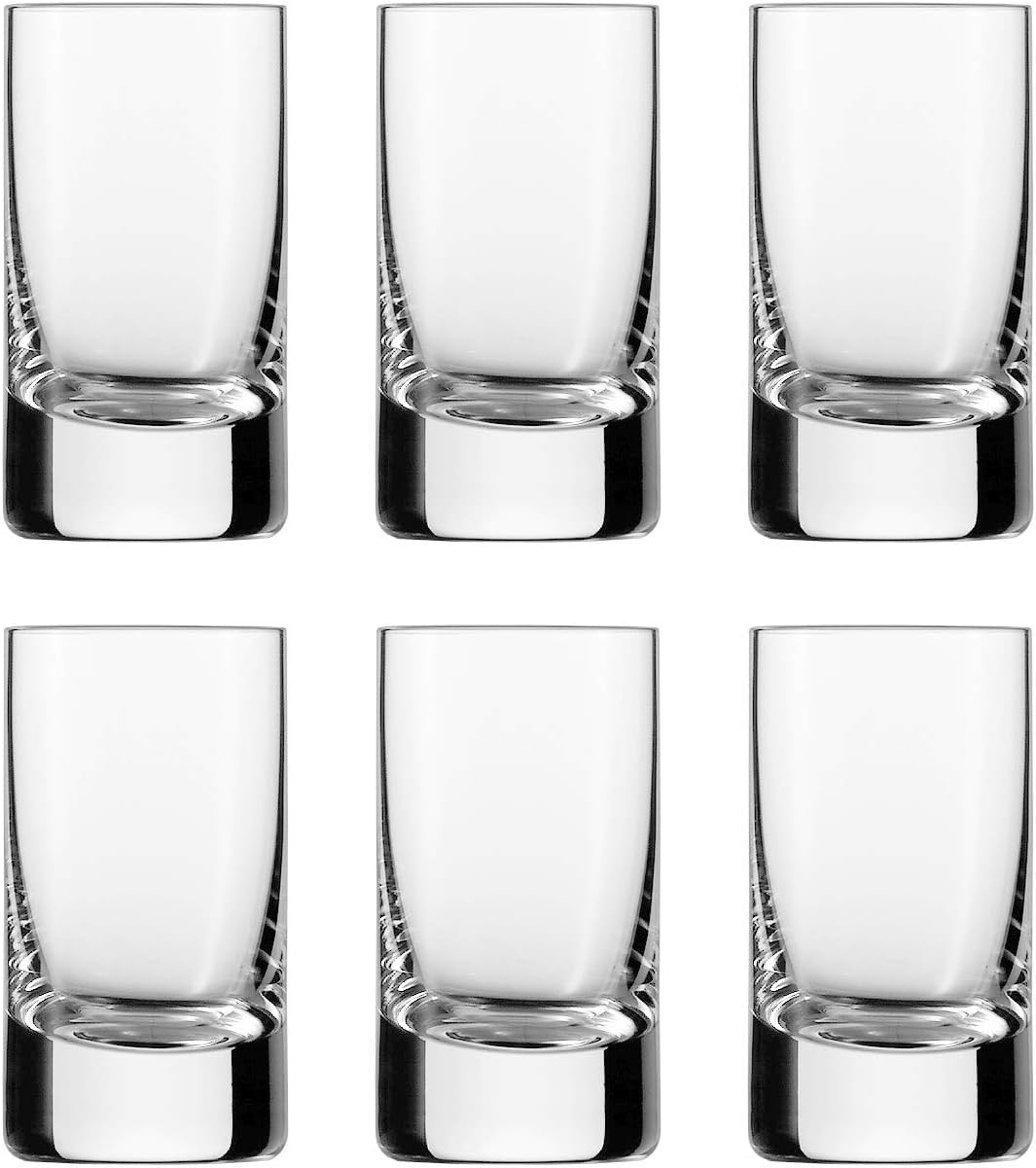 Schott Zwiesel Paris 6-teiliges Schnapsglas Set, Kristall, farblos, 3.8 cm, 6-Einheiten