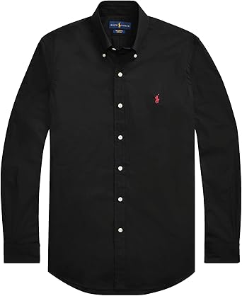 polo ralph lauren black button up