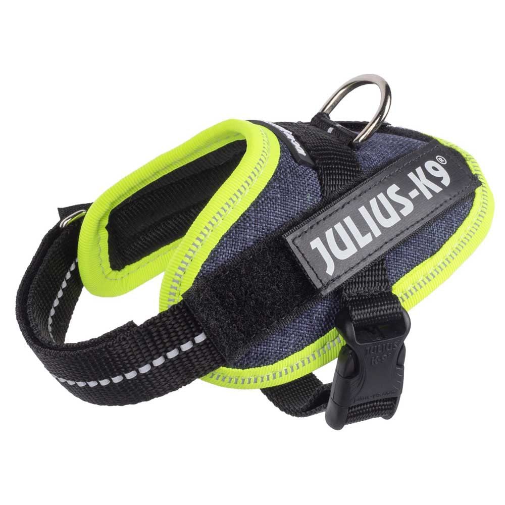 IDC Powerharness, Size: 3XS/Baby 1, Jeans with neon edge