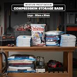 1ABOVE Pack of 6 Vacuum Storage Bags Large 60x80CM Mould Moisture Proof view 5