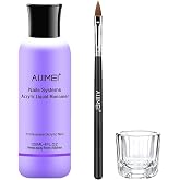 AIJIMEI Monomer Acrylic Nail Liquid Acrylic Monomer 58ML/2FL.OZ Professional Acrylic Liquid Monomer for Acrylic Powder Doing Acrylic Nails Nail Extension