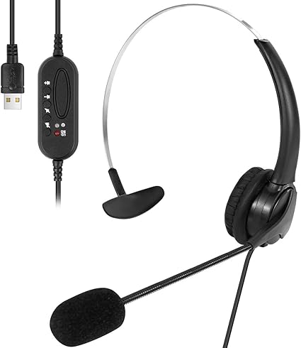 Amazon Tmtop ヘッドホン Pc 有線 Usb接続 片耳 マイク付き 超軽量 騒音抑制 調整可能 音量調節ミュート機能 リモートワーク テレワーク 在宅勤務 Web会議 ブラックht 102u Tmtop Pc用ヘッドセット 通販