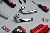 Designer Levers Marvel Lever on Rose Door Handle Polished Chrome Pair view 7