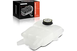 A-Premium Engine Coolant Overflow Recovery Reservoir Tank [w/Cap] Compatible with Ford Focus 07-11, Volvo C30 07-13, C70 06-1