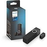 Philips Hue Secure Smart Contact Sensor, Black - 1 Pack - Made for Indoor Doors and Windows - Requires Hue Bridge - Works wit