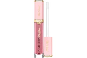 Too Faced Lip Injection Power Plumping Lip Gloss | Vitamin A + E, Vegan + Cruelty Free, 0.22 Fl Oz