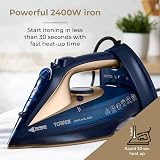 Tower T22008BLG CeraGlide Cordless Steam Iron Ceramic Soleplate Blue Rose Gold view 5