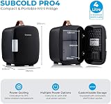 Subcold Pro4 Luxury Mini Fridge 4L 6 Cans USB AC Power Black New view 4