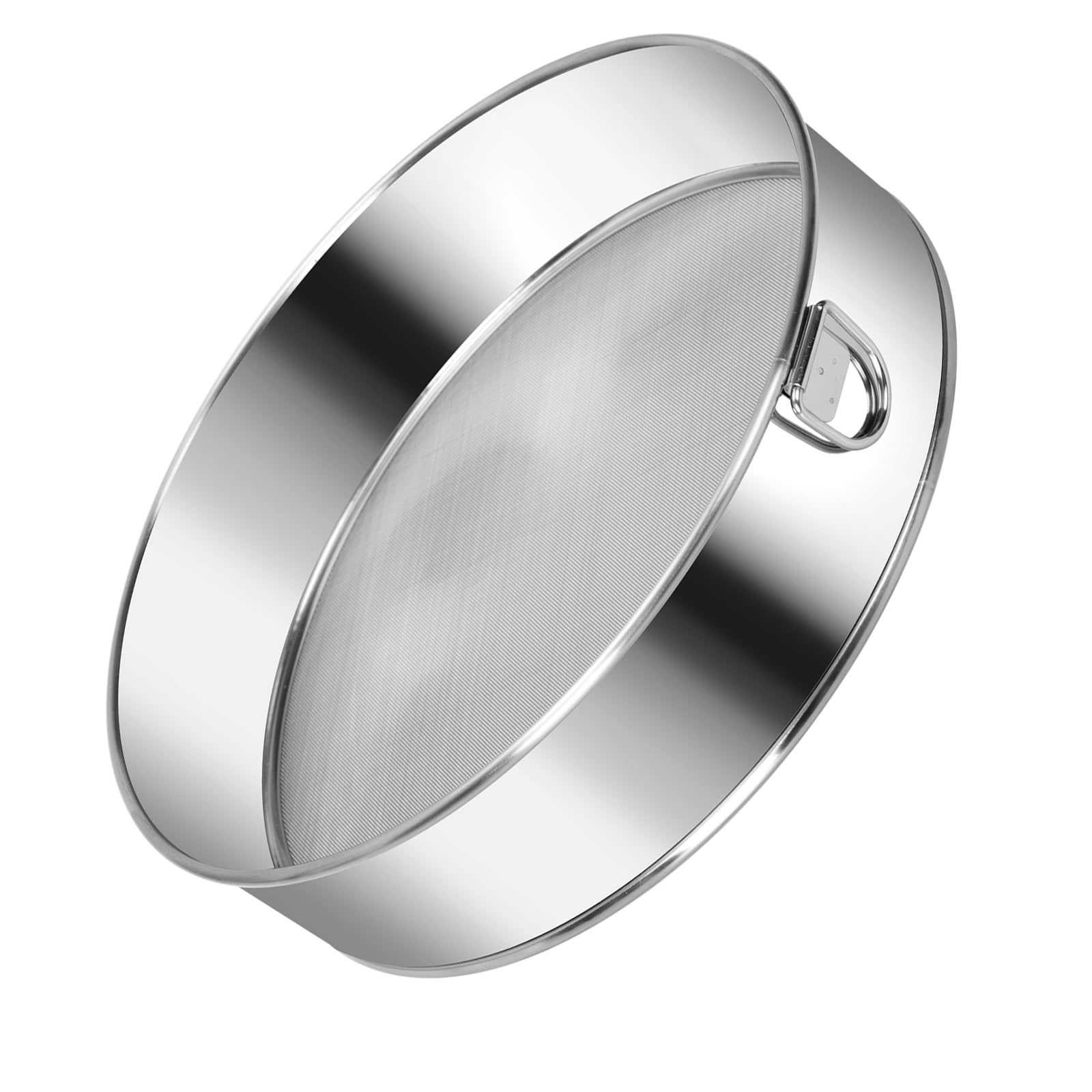 Flour Sieve Stainless Steel Round Flour Sifter Kitchen Sieve Fine Mesh for Baking Powder Cakes 6 Inch 60 Mesh