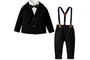 SANGTREE Baby Boys Gentleman Outfits Suits Set, 3 Months - 14 Years