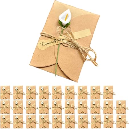 Amazon Nanmara メッセージ カード グリーティングカード 誕生日カード ミニメッセージ 封筒 30枚セット 白 挨拶状封筒 文房具 オフィス用品