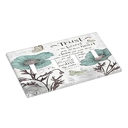 Wpshijia Rustic Teal Tulip 4 Gang Decorative light