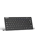 TECKNET 2.4G Wireless Keyboard, Small Wireless
