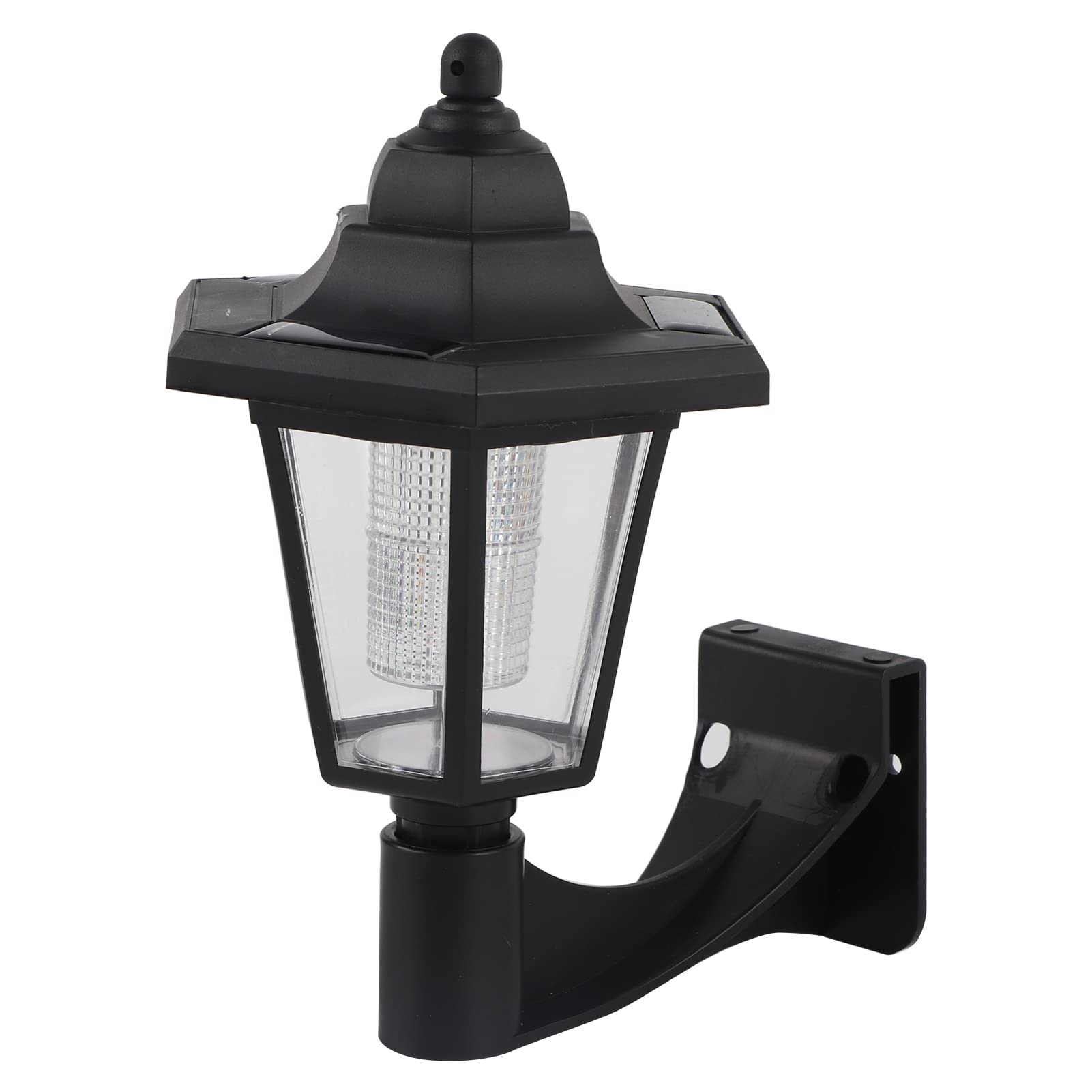 Qcwwy Solar LED Wall Lamp, Outdoor Solar LED Wall Light IP65 Waterproof Area Security Night Lighting Wireless Dusk to Dawn Motion Sensor Lamp for Garden, Fence, Patio, Yard