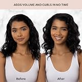 Kitsch Satin Pillow Rollers 6pc Marble Heatless Hair Curler Overnight view 8
